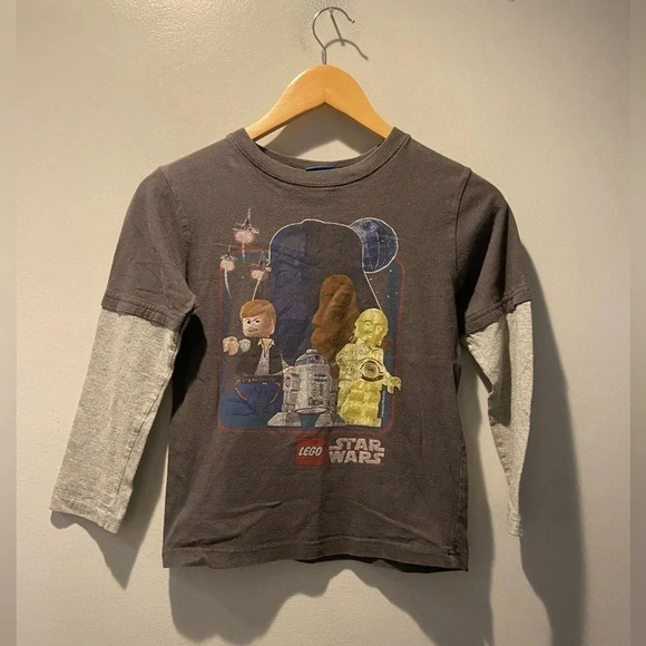 Boys Lego Star Wars Characters Long Sleeve Shirt Size‎ Medium - Picture 1 of 4